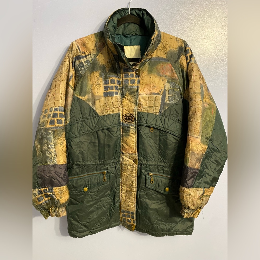 Vintage 1990s Nytec Ski Snow Winter Coat Insulated Fits Small-Medium